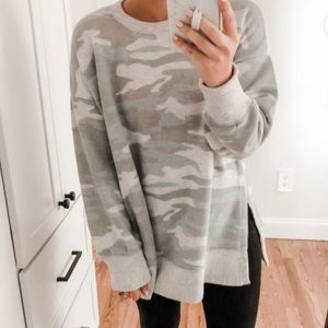 American Eagle Desert Soft Slit Sweatshirt